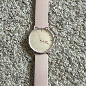 FMD women’s pink minimalistic adjustable watch‎